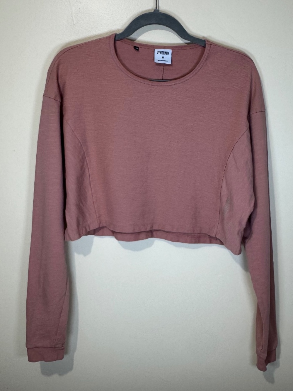 Gymshark Pink Long Sleeve Workout Top